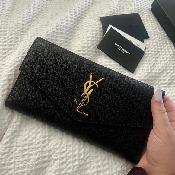 Ysl Uptown Large Wallet Yves Saint Laurent UPTOWN LARGE WALLET IN